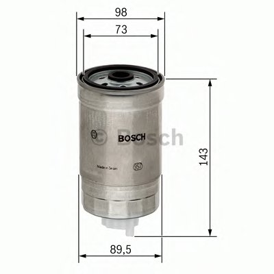 Фильтр топливный Mitsubishi Pajero 2.5-3.2DI-D 00-
