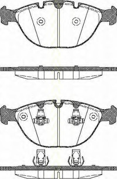 Комплект тормозных колодок, дисковый тормоз TRISCAN купить