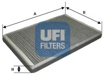 Фильтр, воздух во внутренном пространстве UFI купить