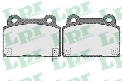 Комплект тормозных колодок, дисковый тормоз LPR купить