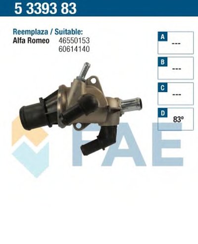 Термостат, охлаждающая жидкость FAE купить