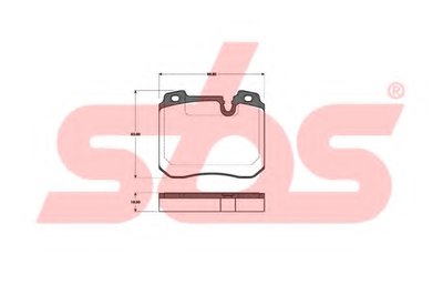 Комплект тормозных колодок, дисковый тормоз sbs купить