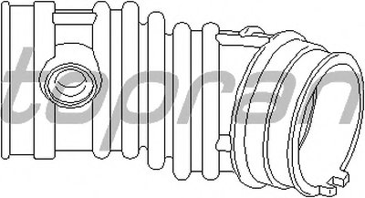 Рукав воздухозаборника, воздушный фильтр TOPRAN купить