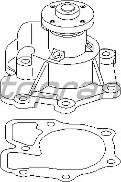 Водяной насос TOPRAN купить