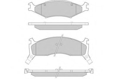 Комплект тормозных колодок, дисковый тормоз E.T.F. купить