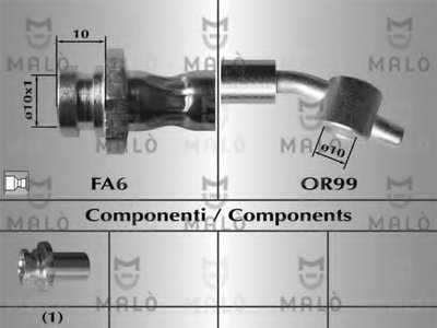 Тормозной шланг MALÒ купить