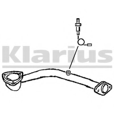 Труба выхлопного газа KLARIUS купить