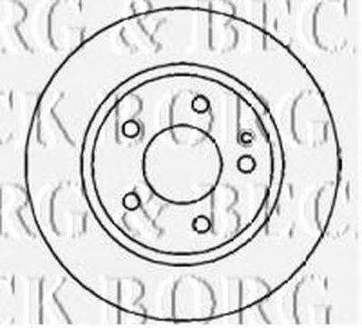 Тормозной диск BORG & BECK купить