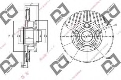 Тормозной диск DJ PARTS купить