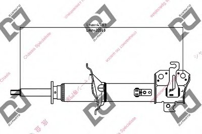 Амортизатор DJ PARTS купить