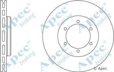 Тормозной диск APEC braking купить