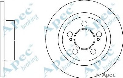 Тормозной диск APEC braking купить