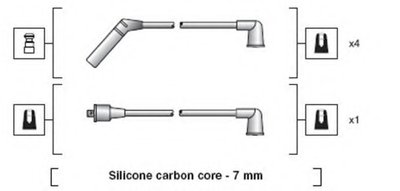 Комплект проводов зажигания MAGNETI MARELLI купить