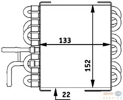 Топливный радиатор BEHR-HELLA купить