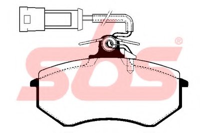 Комплект тормозных колодок, дисковый тормоз sbs купить