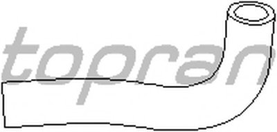 Шланг, воздухоотвод крышки головки цилиндра TOPRAN Придбати