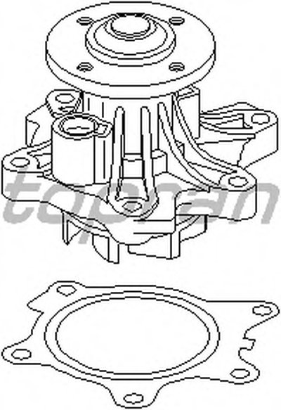 Водяной насос TOPRAN купить