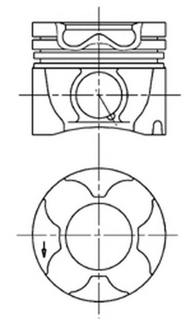 Поршень KOLBENSCHMIDT купить