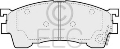 Комплект тормозных колодок, дисковый тормоз EEC купить