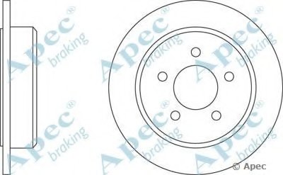 Тормозной диск APEC braking купить