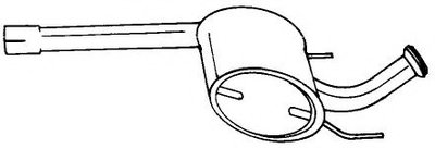Средний глушитель выхлопных газов AKS DASIS купить
