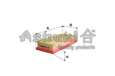 Воздушный фильтр ASHUKI купить