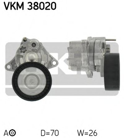 Натяжитель ремня генератора MB Sprinter/Vito CDI OM611/612/646