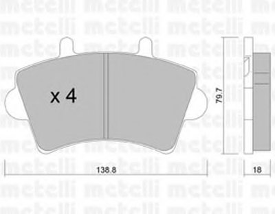 Колодки тормозные (передние) Renault Master II/Opel Movano 98-/Nissan Interstar 02- R16
