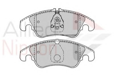 Комплект тормозных колодок, дисковый тормоз ANL Braking COMLINE купить