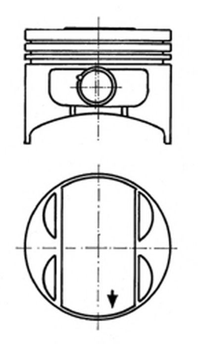 Поршень KOLBENSCHMIDT купить