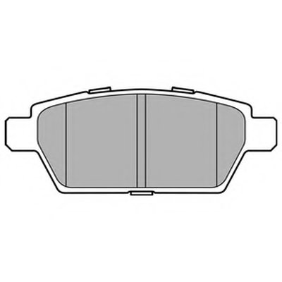 Комплект тормозных колодок, дисковый тормоз DELPHI купить