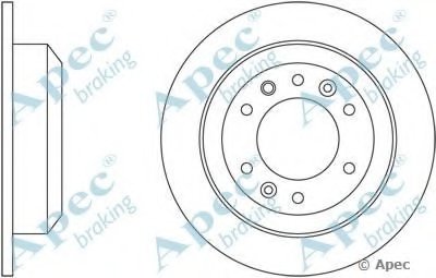 Тормозной диск APEC braking купить