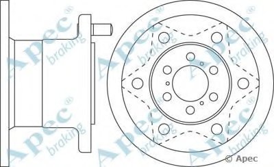 Тормозной диск APEC braking купить