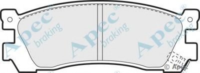 Комплект тормозных колодок, дисковый тормоз APEC braking купить