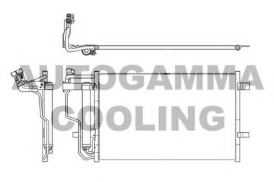 Конденсатор, кондиционер AUTOGAMMA купить