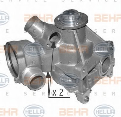 Водяной насос BEHR HELLA SERVICE Version ALTERNATIVE BEHR-HELLA купить