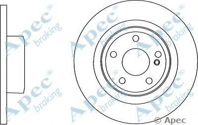 Тормозной диск APEC braking купить