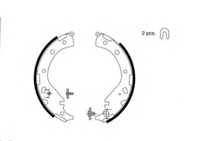 Комплект тормозных колодок MOTAQUIP купить
