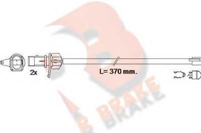 Сигнализатор, износ тормозных колодок R BRAKE купить