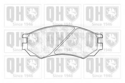 Комплект тормозных колодок, дисковый тормоз QUINTON HAZELL купить