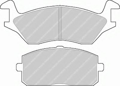 Комплект тормозных колодок, дисковый тормоз PREMIER FERODO купить