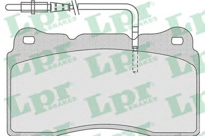 Комплект тормозных колодок, дисковый тормоз LPR купить
