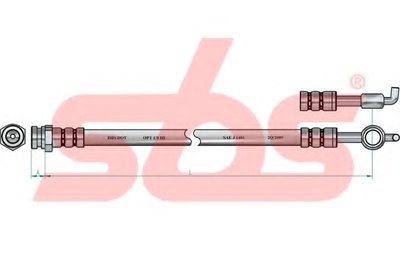 Тормозной шланг sbs купить