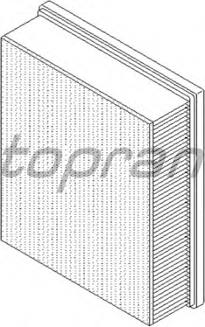 Воздушный фильтр TOPRAN купить
