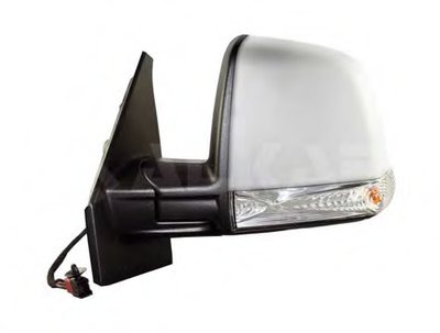 Зеркало заднего вида (под покраску) Opel Combo/Fiat Doblo 10- (L) (электро/с подогрев./с поворотом)