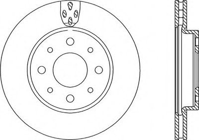 Тормозной диск ADAPTIVE OPEN PARTS купить