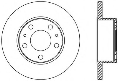 Тормозной диск ADAPTIVE OPEN PARTS купить