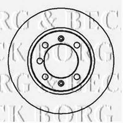 Тормозной диск BORG & BECK купить