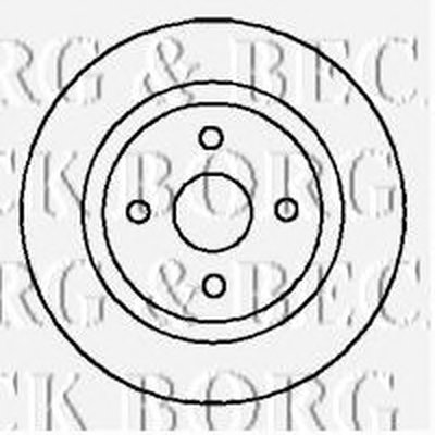 Тормозной диск BORG & BECK купить