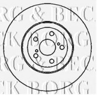 Тормозной диск BORG & BECK купить